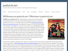 Tablet Screenshot of padutch.net